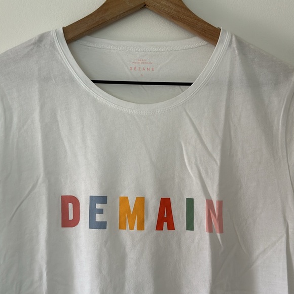 Sézane Demajn Tee Size L - Picture 5 of 7